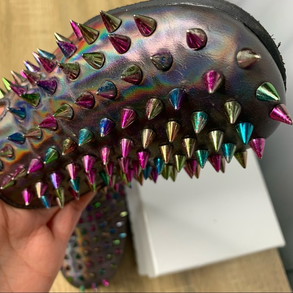 UNIF Hellraiser Rainbow Studded Shoes - Size 11 Women’s - Picture 4 of 10